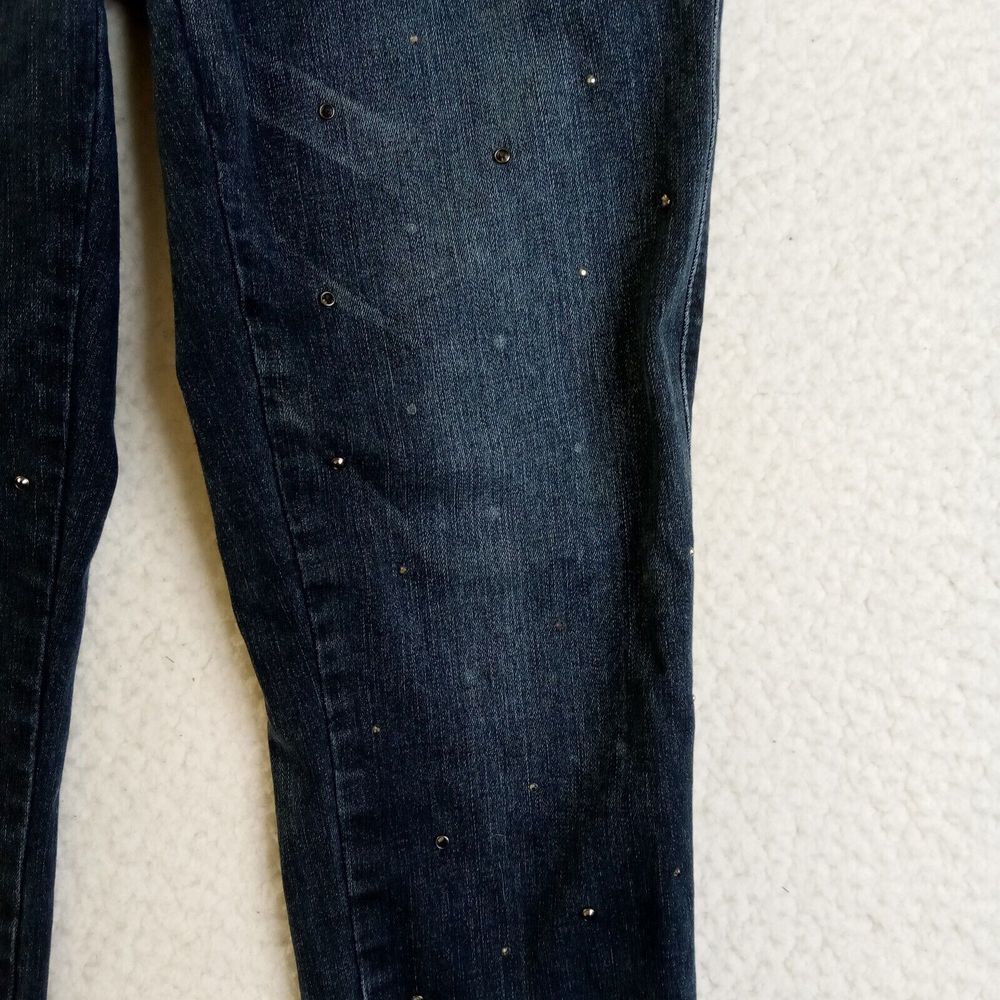 White House Black Market Jeans Womens 00 Skinny Ankle Blue Stretch Cotton Blend - Picture 2 of 12